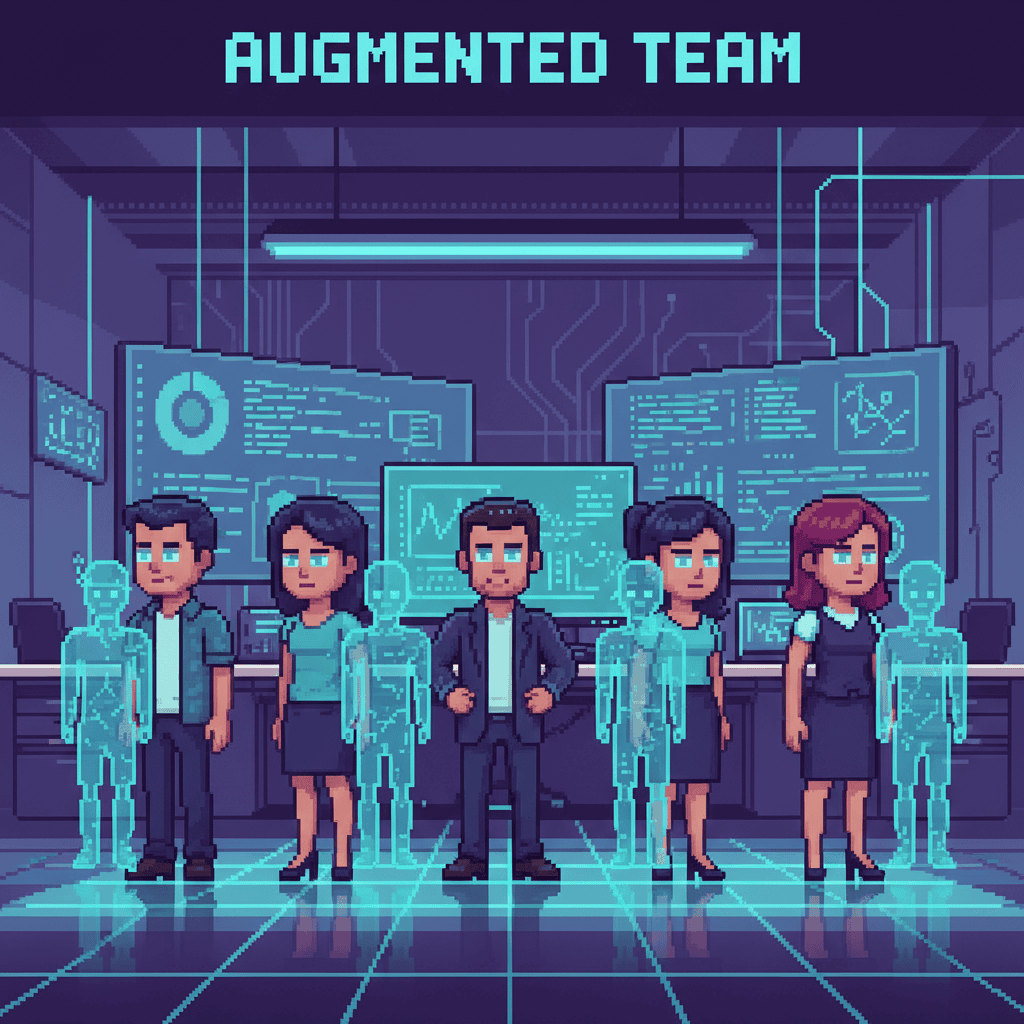 AI for startups showing how small teams can scale to the output of a team twice their size